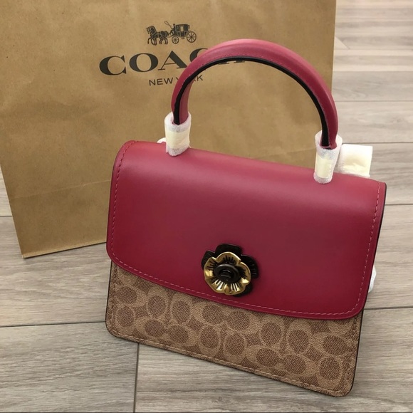 Bags Coach Parker Top Handle Poshmark